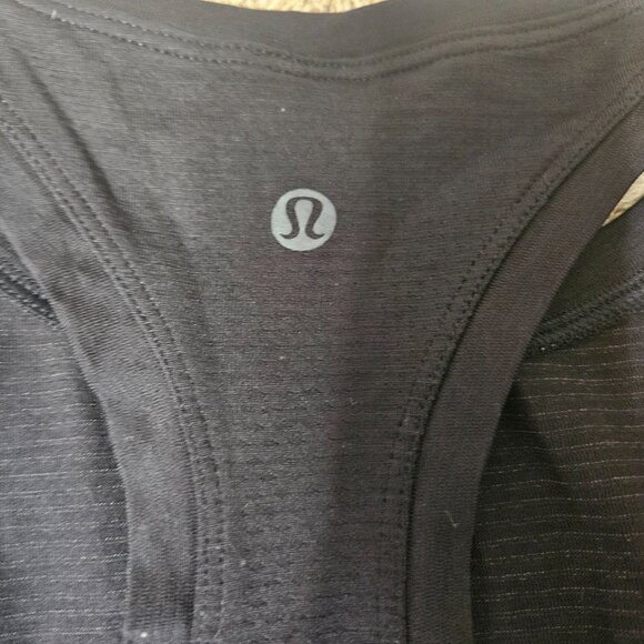 Lululemon Swiftly Tech Racerback Tank Black Women's SZ 16 Performance Gym Run - Picture 5 of 11